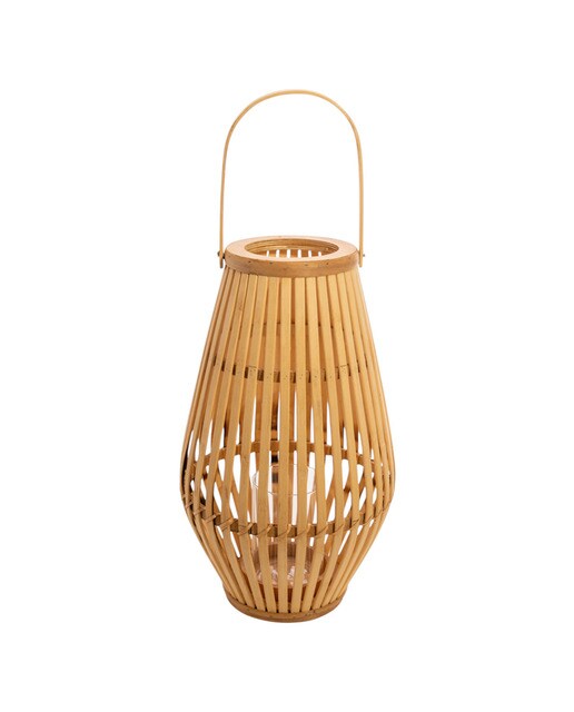 Farol bambu cuerda