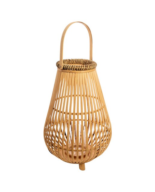 Farol bambu cuerda