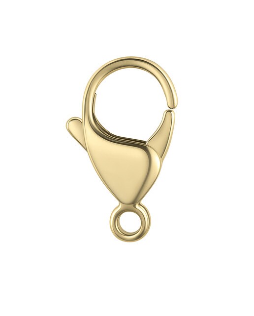 Accesorios en acero bañado en oro de 18 kt.Acero bañado en oro de 18 Kt.Peso:  grTipo de cierre: Mosquetón