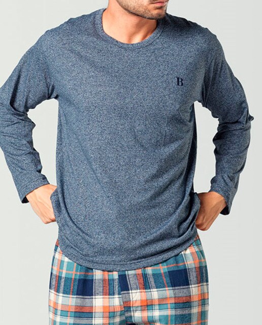 Camiseta de hombre manga larga