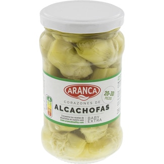 ALSUR gegrillte Artischocken in Hälften Schale 190 g netto Abtropfgewicht