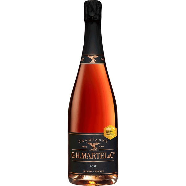 champagne rose brut botella 75 cl - Martel