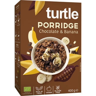 TURTLE Bio-Porridge mit Schokolade und Banane glutenfrei Behälter 400 g