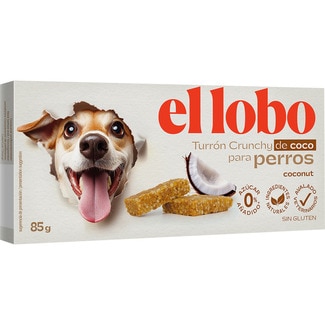 EL LOBO crunchy coconut nougat for dogs case 85 g