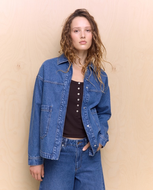 Easy Wear - Sobrecamisa vaquera de mujer.