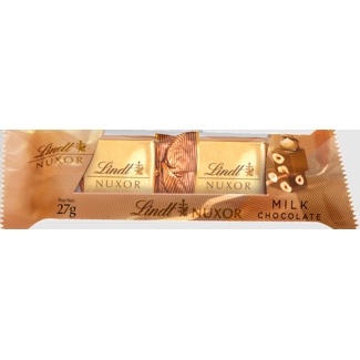 Lindt Bombons de Leite Duo Nuxor embalagem 27 g