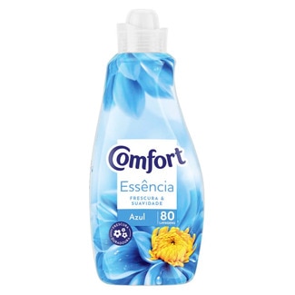Comfort Amaciador Essência Azul embalagem 80 doses