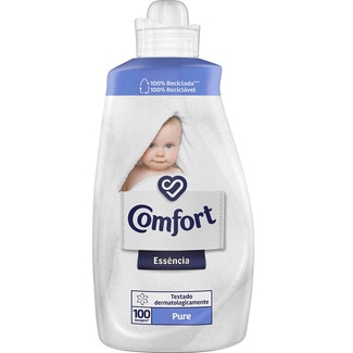 Comfort Amaciador Roupa Concentrado Essência Pure embalagem 105 doses