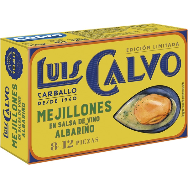 Miesmuscheln in Albariño-Weinsauce Limitierte Auflage 8-12 Stück Dose 69 g netto Abtropfgewicht