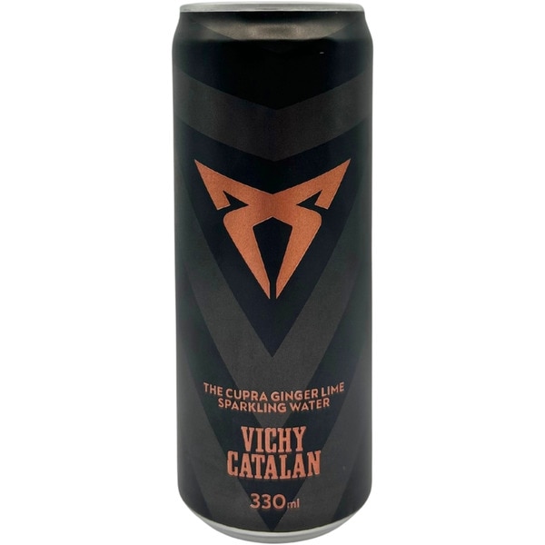 The Cupra sparkling water with ginger and lime tin 33 cl