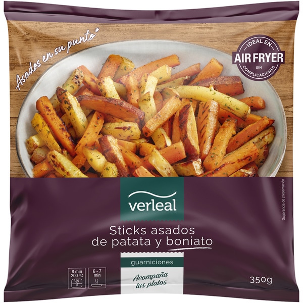 gebackene Kartoffel- und Süßkartoffel-Sticks Tasche 350 g