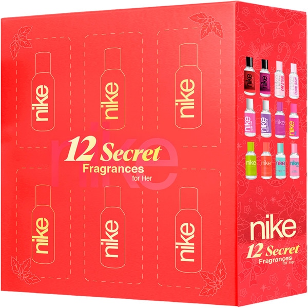 Adventskalender Schuber mit 12 Secret Fragances 30 ml for her