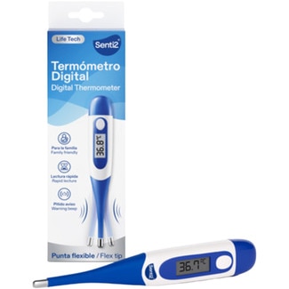 SENTI2 termómetro digital para toda la familia de punta flexible blister 1 unidad
