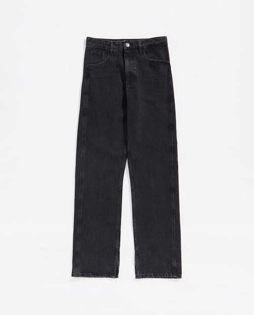 Pantalón de mujer vaquero lavado corte slim.