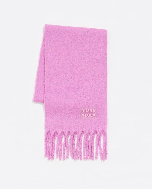 Bufanda de mujer cepillada modelo personalizado.