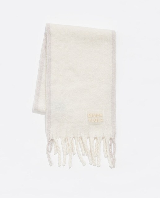 Bufanda de mujer cepillada modelo personalizado.