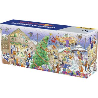 RED BULL Adventskalender-Box mit 24 Dosen