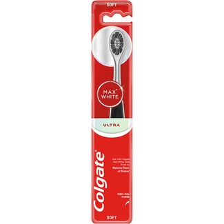 COLGATE MAX WHITE Ultra Zahnbürste Kohle, weich Blister 1 Einheit