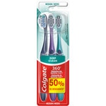 Zahnbürste Deep Clean 360 º 4 in 1 mittel Blister 3 Einheiten