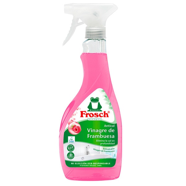 Limpeza Casa Banho Anticalcário Ecolabel Vinagre Framboesa embalagem 500 ml