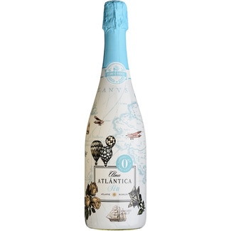 ALMA ATLANTICA vino espumoso sin alcohol elaborado a partir de vino blanco botella 75 cl