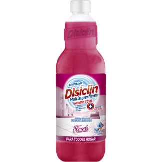 DISICLIN limpiador multisuperficies sin lejía aroma floral botella 1 l