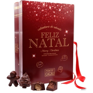 Pedacos Cacau Calendário do Advento com Chocolates embalagem 265 g