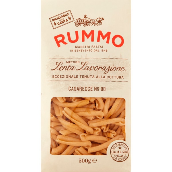 Massa Casarecce embalagem 500 g