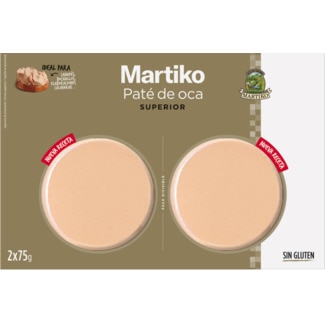 Martiko Paté de Ganso 2 x 75 g unidade 150 g
