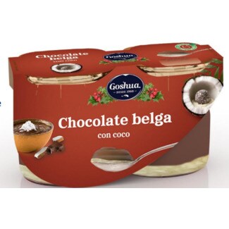 Goshua Creme de Chocolate com Coco Pack 2 unidades embalagem 125 g