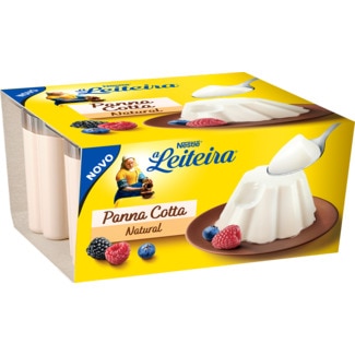 A Leiteira Panacotta Natural Pack 4 unidades embalagem 100 g