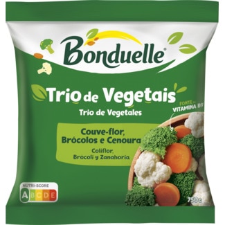 Bonduelle 3 Legumes Couve Flor, Bróculos e Cenoura embalagem 750 g