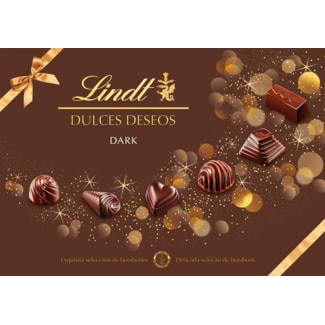 Lindt Bombons de Chocolate Negro Dulces Deseos embalagem 143 g