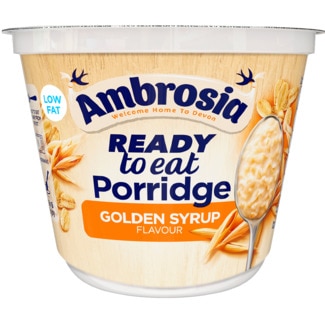 Ambrosia Papas de Aveia Xarope Dourado embalagem 210 g