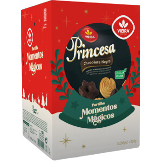 Vieira Bolacha Sortida Original Pack Natal bolsa 400 g