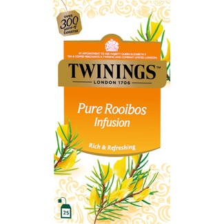 Twinings Chá Pure Rooibos embalagem 25 unidades