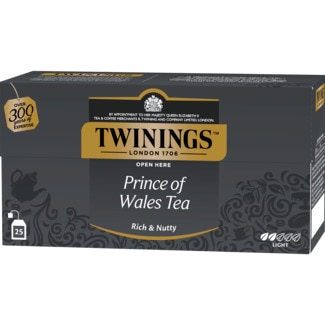 Twinings Chá Prince of Wales embalagem 25 unidades