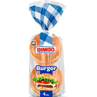 Bimbo Pães para Hambúrgueres com Sésamo 4 Unidades embalagem 220 g