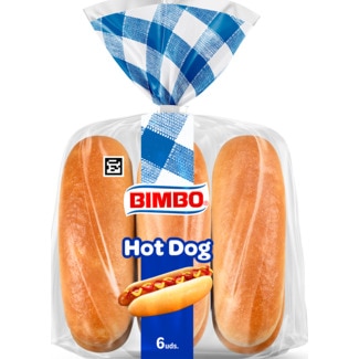 Bimbo Pães para Hot Dogs 6 Unidades embalagem 330 g