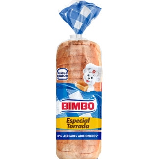 Bimbo Pão Especial Torrada embalagem 640 g