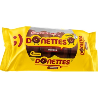 Donettes Bolo de Chocolate 4 unidades embalagem 76 g
