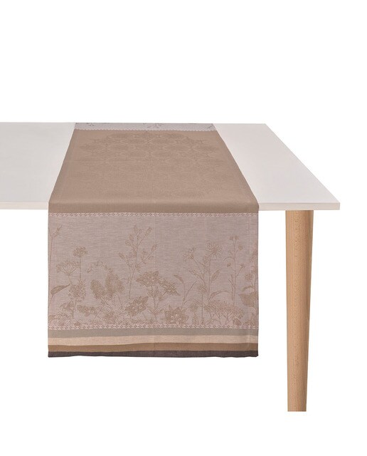 Camino de mesa lino Instant Bucolique Le Jacquard Français
