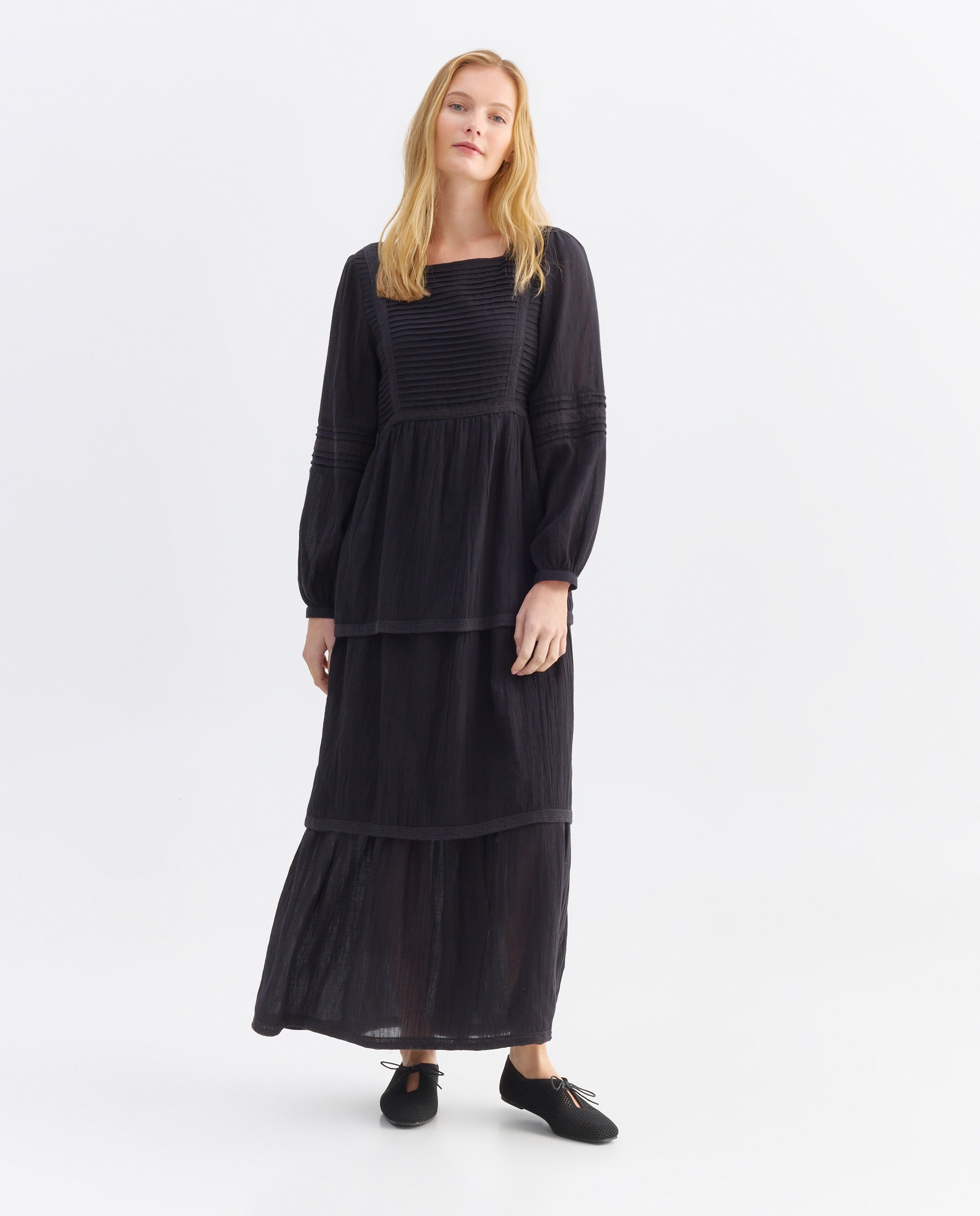 Imagen 0 de Vestido romántico de mujer largo