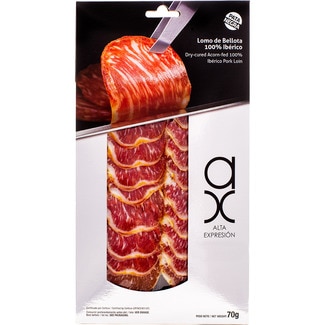 lomo de bellota 100% iberico en lonchas sin gluten