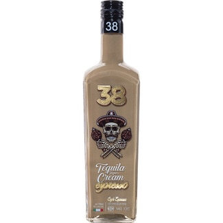 38 licor de crema de café expresso con tequila Flasche 70 cl