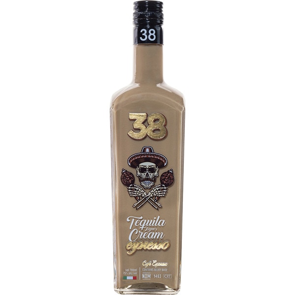 Kaffee-Crema-Likör Espresso mit Tequila Flasche 70 cl