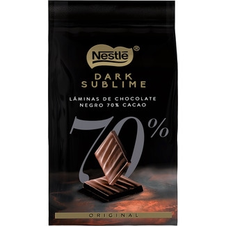 NESTLE DARK SUBLIME Täfelchen aus dunkler Schokolade 70% Karton 150 g