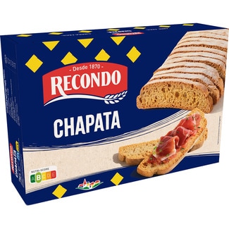 RECONDO pan tostado de chapata rústica caja 180 g