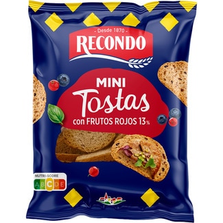 RECONDO Mini-Toasts mit Roten Beeren Tasche 100 g