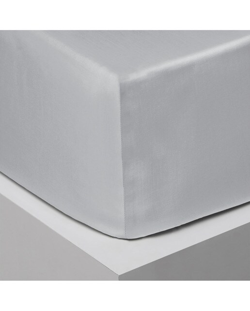 Sábana bajera ajustable de algodón egipcio Basic Satén Home Concept